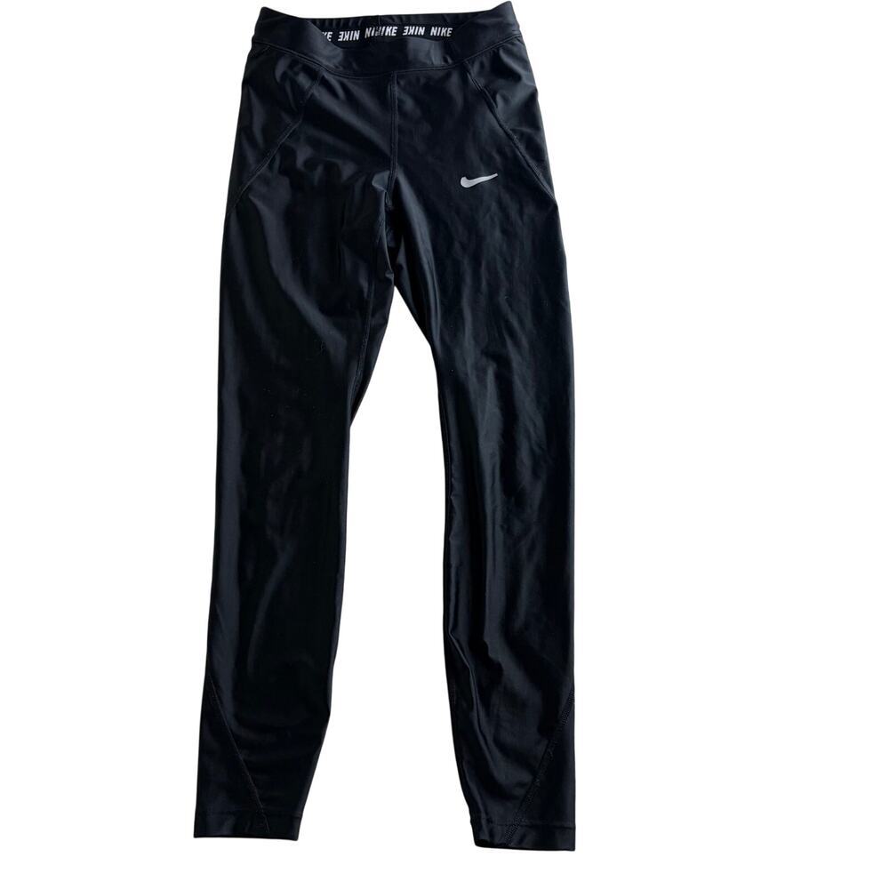 Nike Womens Power‎ Speed Tight Size XS 24" Inseam Black Training AT4233